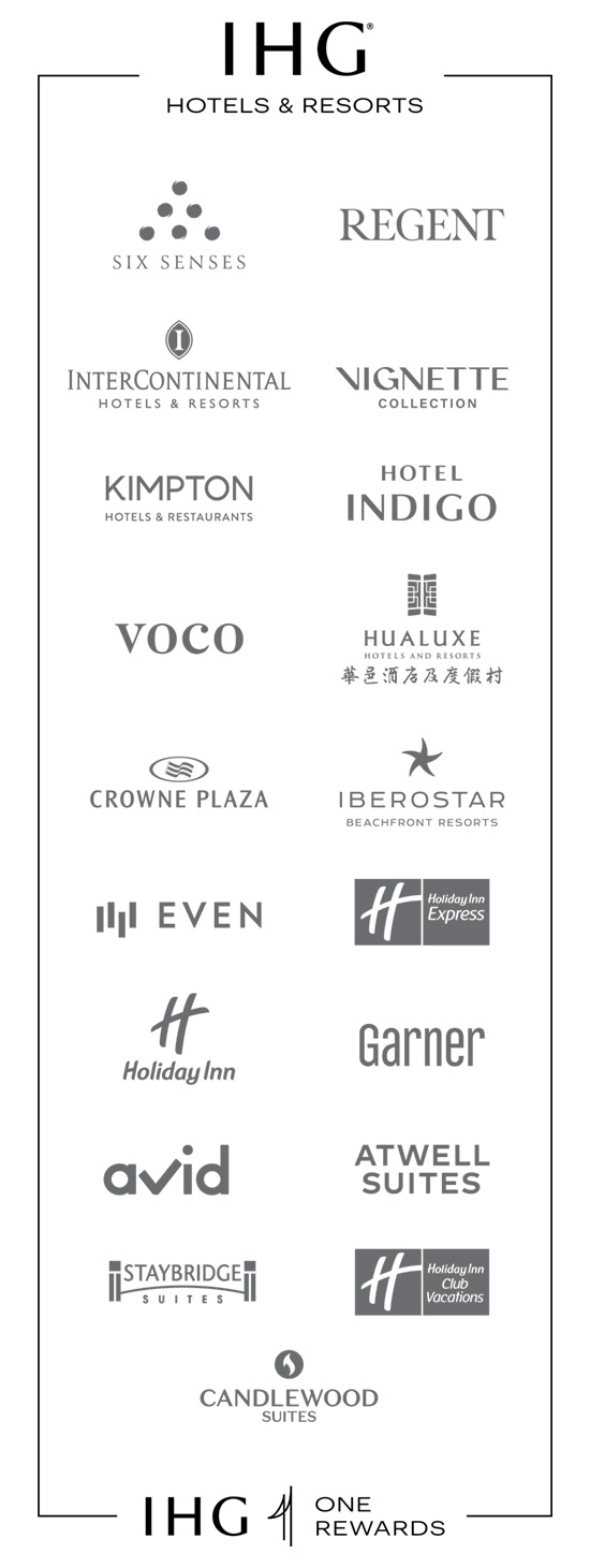 IHG InterContinental Hotels Group.